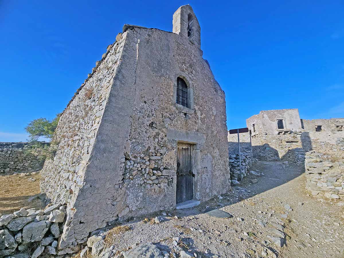 An old stone church at Kato Chora, the abandoned village on Kythira Island, Greece; photo by Ivan Kralj.