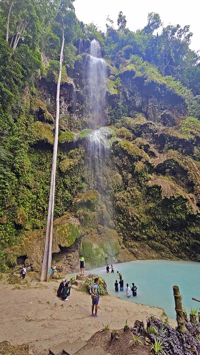 Tumalog Falls in Oslob, on Cebu Island, the Philippines; photo by Ivan Kralj.