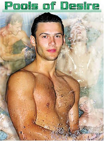 "Pools of Desire" was a homoerotic feature film directed by Layne Derrick (1999), shot at Gellért Baths in Budapest, Hungary; photo by Ivan Kralj.