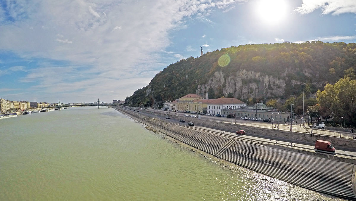 The exterior of Rudas Bath on the banks of Danube in Budapest, Hungary; photo by Ivan Kralj.
